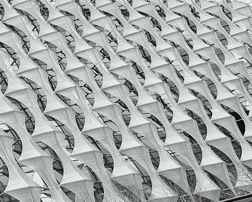 Abstract architectural detail